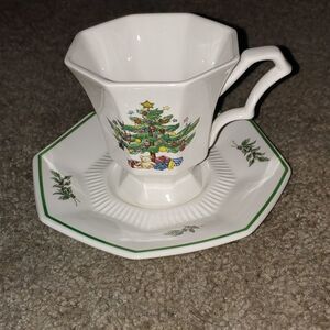 Nikko  Christmas Tea Cup and Saucer